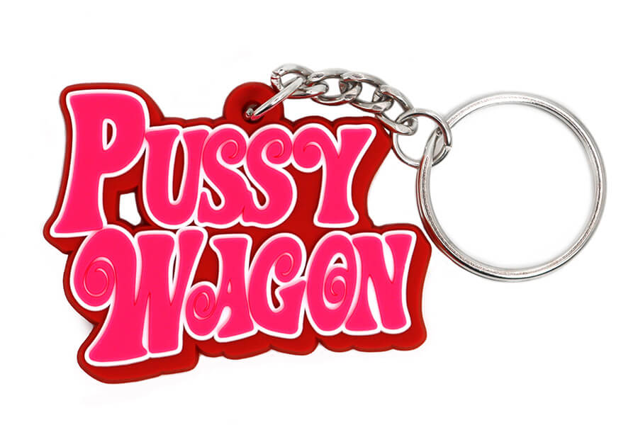 pvcpussywagon1 Pussy Wagon kulcstartó - Image 1