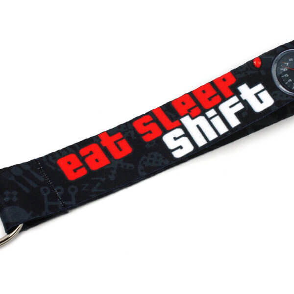 Eat Sleep Shift - short lanyard